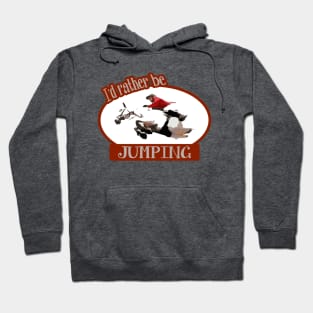 I'd Rather Be Jumping Riding Hunter Red Coat Hoodie